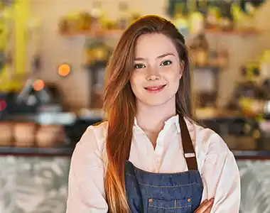 Ragazza che apre una attività a Tenerife